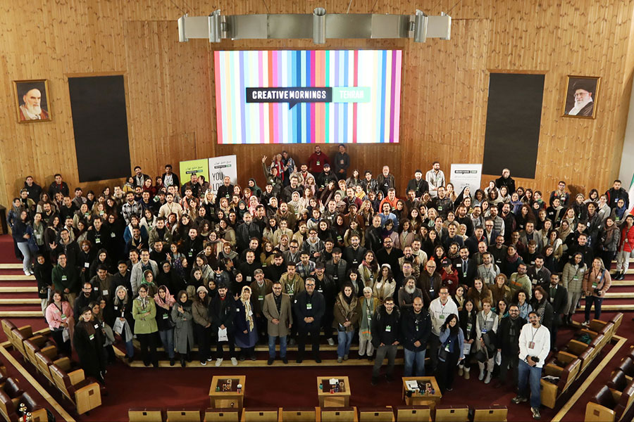 بیست و دومین رویداد صبح خلاق تهران در بیست و یکمین روز آذر ۱۴۰۴ در سالن قلم کتابخانه ملی ایران برگزار شد